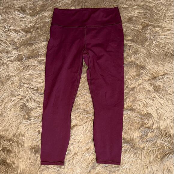 Fabletics Define High Waisted Powerhold 7/8 Legging Merlot size L - Picture 1 of 6